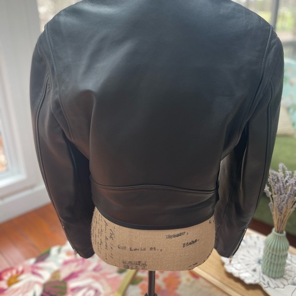 ❤️❤️❤️ The Kooples Worn Once Lambskin Leather Moto Jacket Size M (2) - Picture 16 of 16